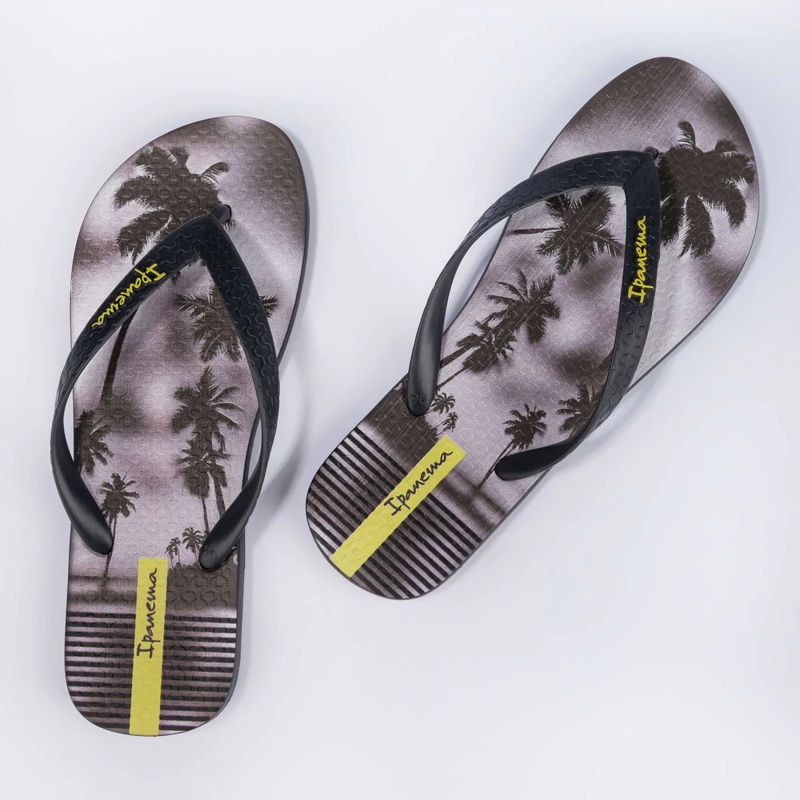 Ipanema Tropical III Flip Flops Mens in Grey-2