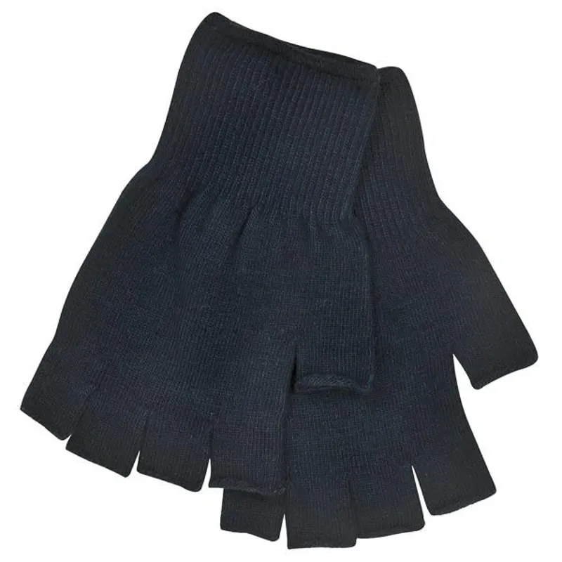 Extremities Fingerless Thinny Gloves in Black