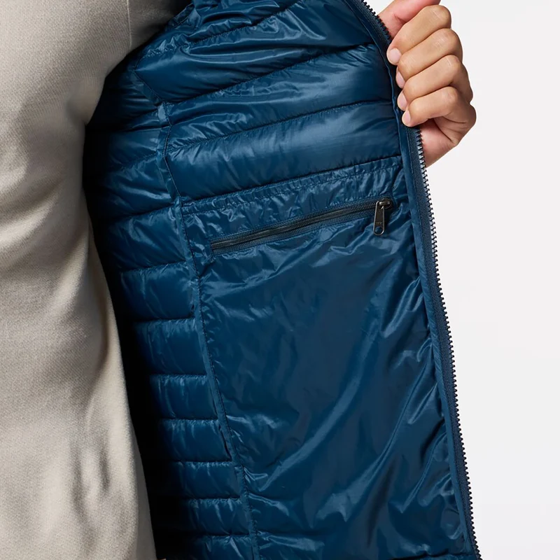 Cotopaxi Fuego Down Jacket Mens in Indigo Stripes-3