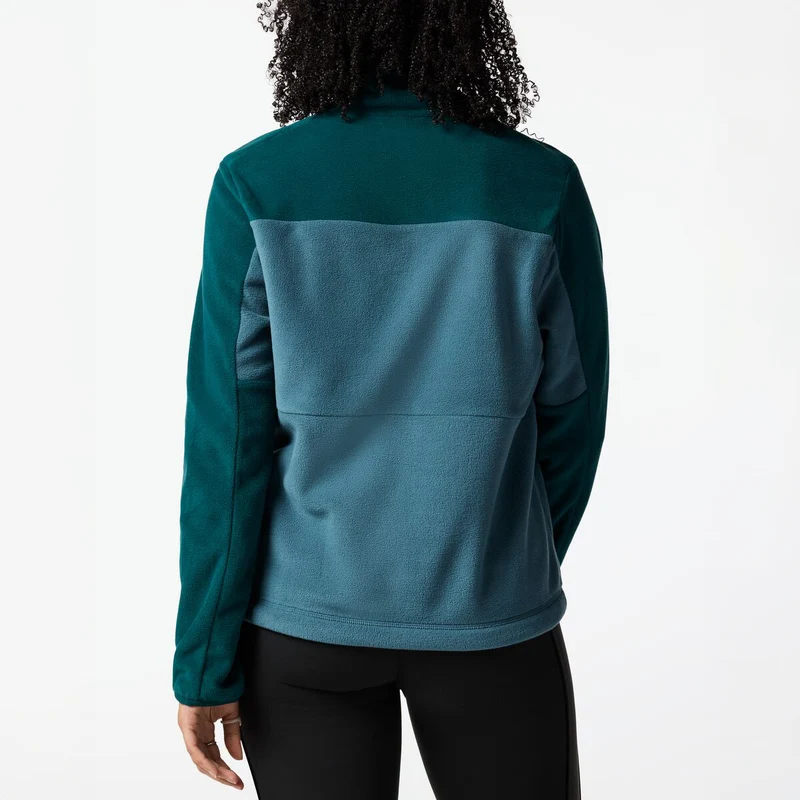 Cotopaxi Encima Fleece Pullover Womens in Deep Ocean and Firefly-2