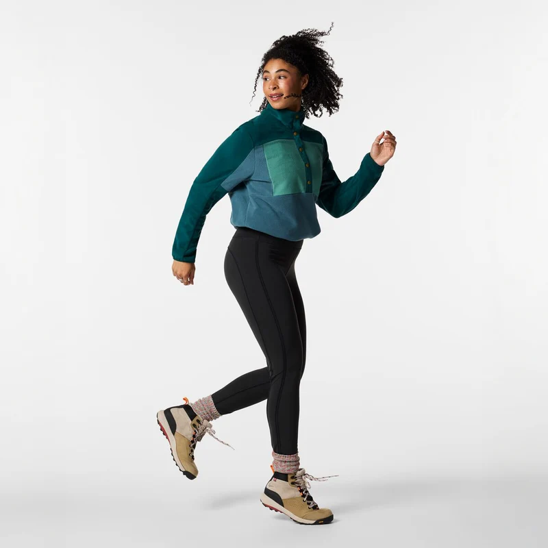 Cotopaxi Encima Fleece Pullover Womens in Deep Ocean and Firefly-1