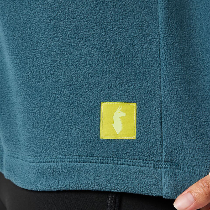 Cotopaxi Encima Fleece Pullover Womens in Deep Ocean and Firefly-3