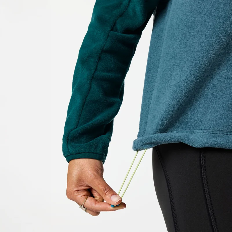 Cotopaxi Encima Fleece Pullover Womens in Deep Ocean and Firefly-4