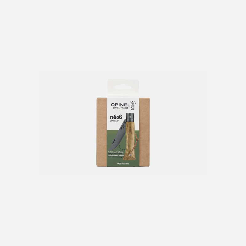 Opinel Neo6 edv Knife in Pvd Black Oak-1