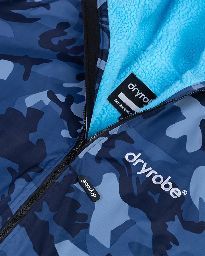Dryrobe Advance Long Sleeve V3 in Blue Camo/Blue-4