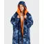 Dryrobe Advance Long Sleeve V3 in Blue Camo/Orange