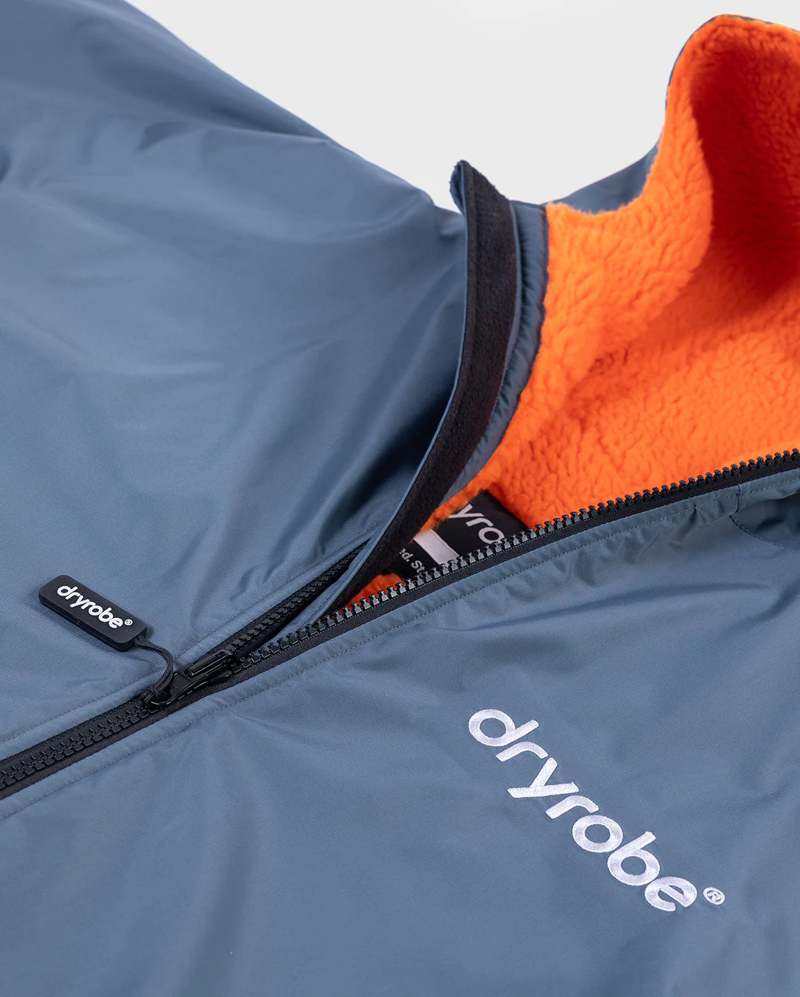 Dryrobe advance Longsleve V3 in Dark Grey / Orange-5