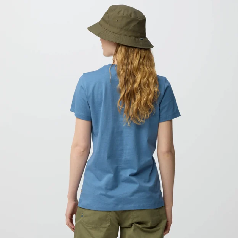 Fjallraven Fjällblomster Fox T-shirt Womens in Dawn Blue-3