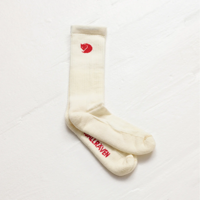 Fjällräven Wool Sock in Eggshell-1