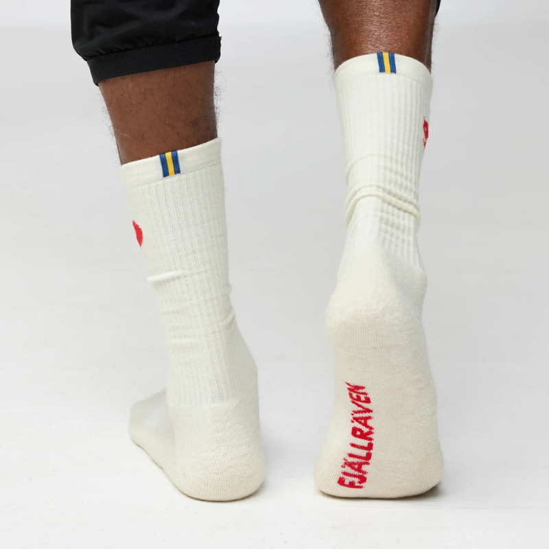 Fjällräven Wool Sock in Eggshell-4