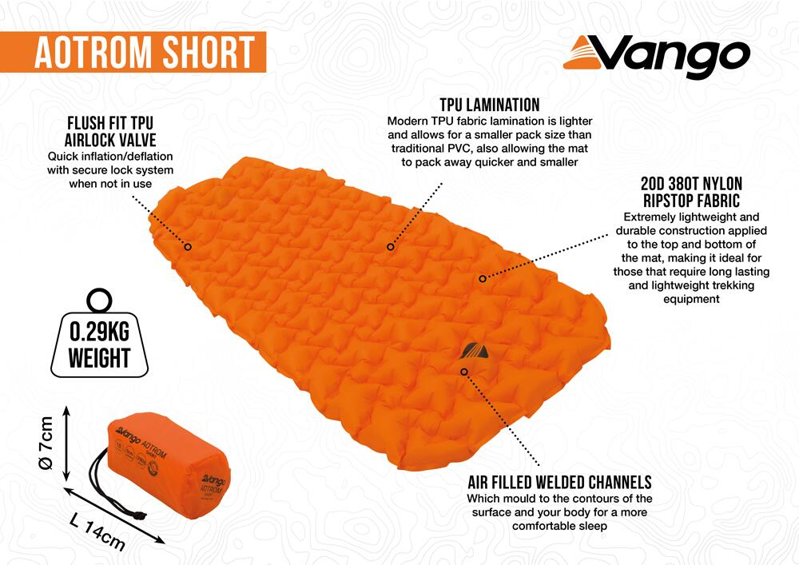 Vango Aotrom Short 5 Sleep Mat-1