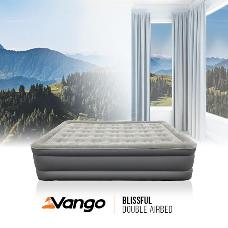 Vango Blissful Double Airbed in Nocturne Grey-1