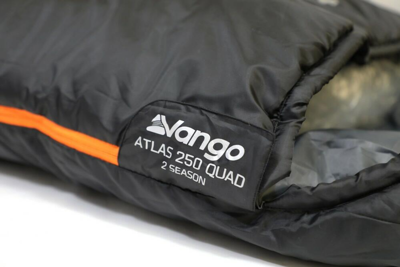 Vango Atlas 250 Quad Sleeping Bag in Black-2
