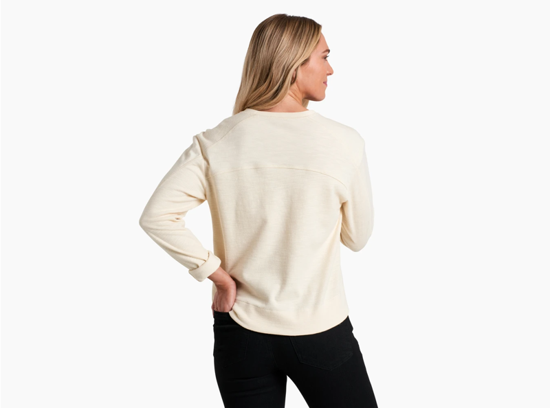 Kuhl Lola Pullover Sweatshirt Womens in Ivory-1