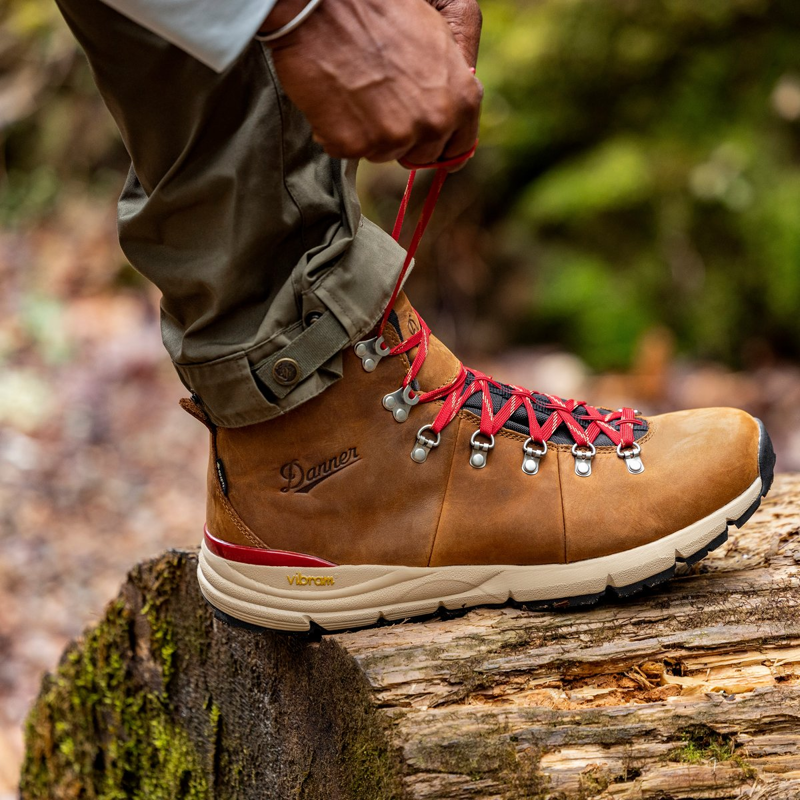 Danner Mountain 600 Leaf GTX in Grizzly Brown/Rhodo Red-7