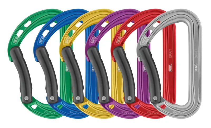 Petzl Spirit Carabiner Bent  6 Pack