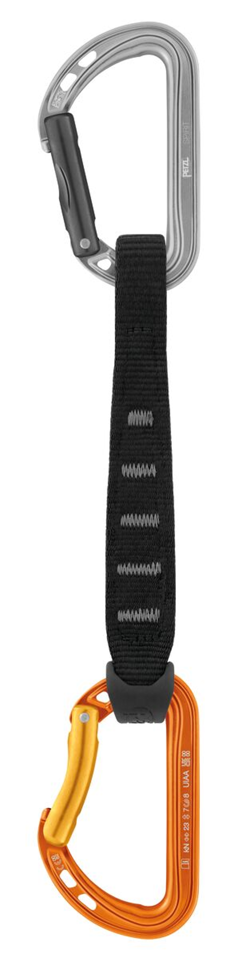 Petzl Quickdraw Spirit Express 17cm in Black