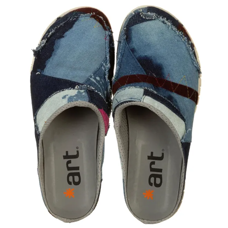 The Art Company 1884E Madeira Clog in Canvas Patchwork -1