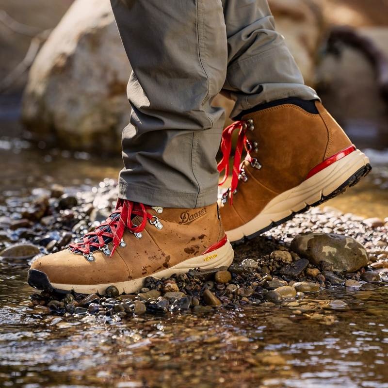 Danner Mountain 600 Leaf GTX in Grizzly Brown/Rhodo Red-6