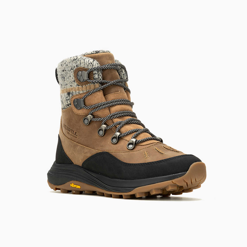 Merrell Siren 4 Thermo Mid Zip WP Boots Womens in Tobacco-3