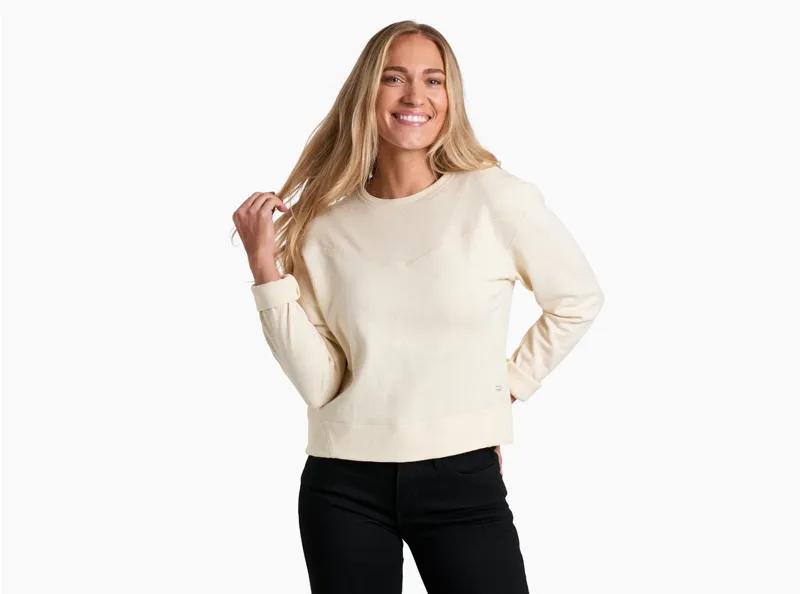 Kuhl Lola Pullover Sweatshirt Womens in Ivory