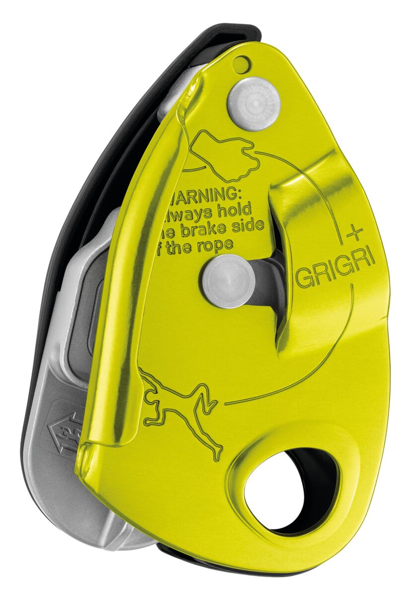 Petzl GriGri+ Belay Device in Yellow