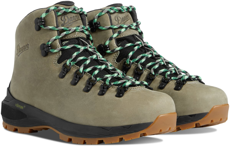 Danner Mountain 600 Evo GTX Boots Womens in Tin Gray/Island Green-6