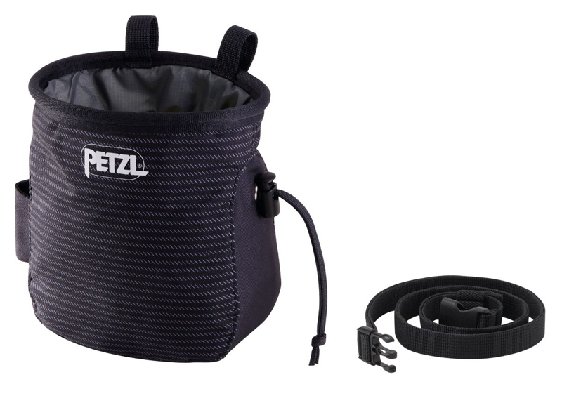 Petzl Saka Chalk Bag in Chalk Stripes