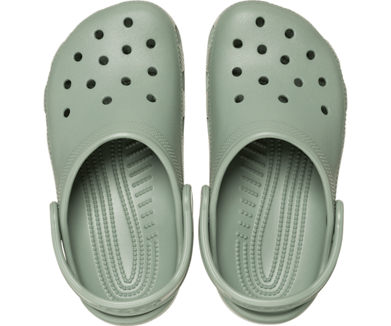 Crocs Classic Clogs Kids in Moss-2