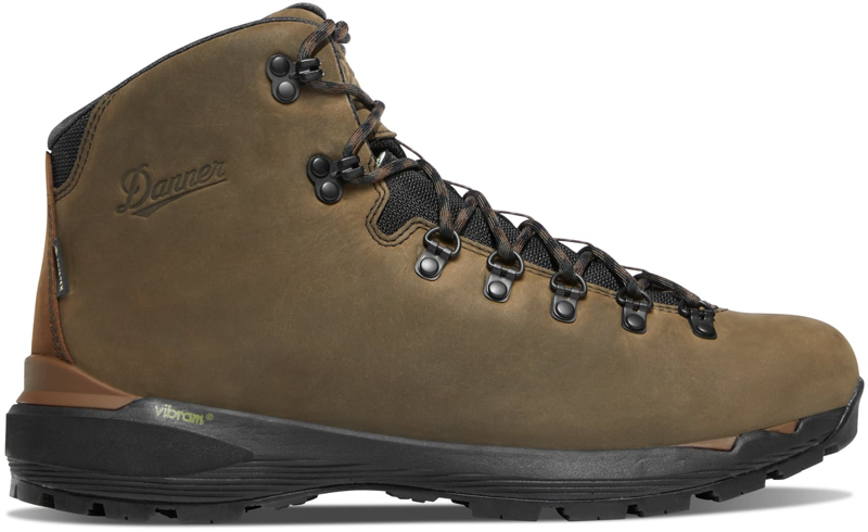 Danner Mountain 600 Evo GTX Boots Mens in Topsoil Brown/Black 