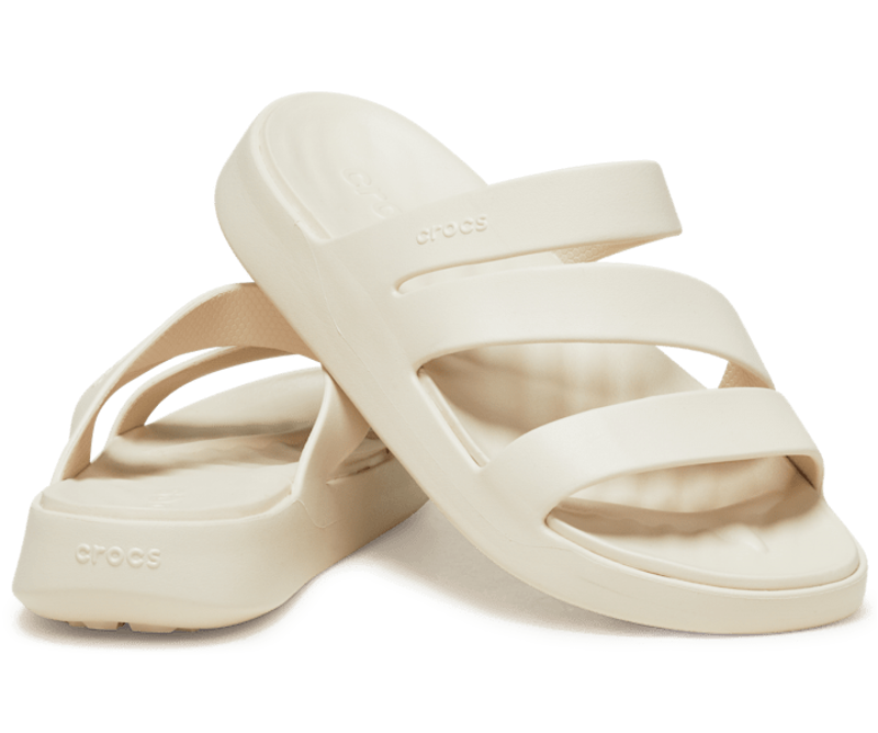 Crocs Getaway Strappy Sandal in Stucco-1