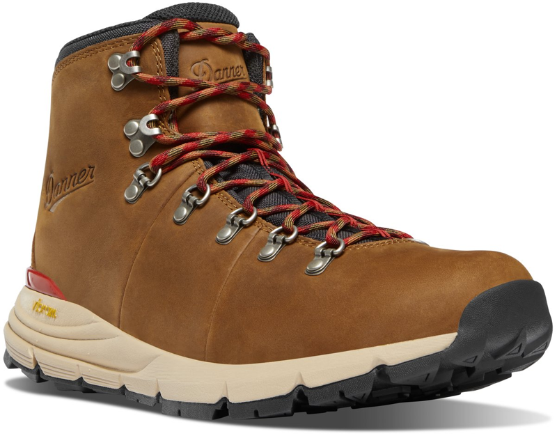 Danner Mountain 600 Leaf GTX in Grizzly Brown/Rhodo Red-2