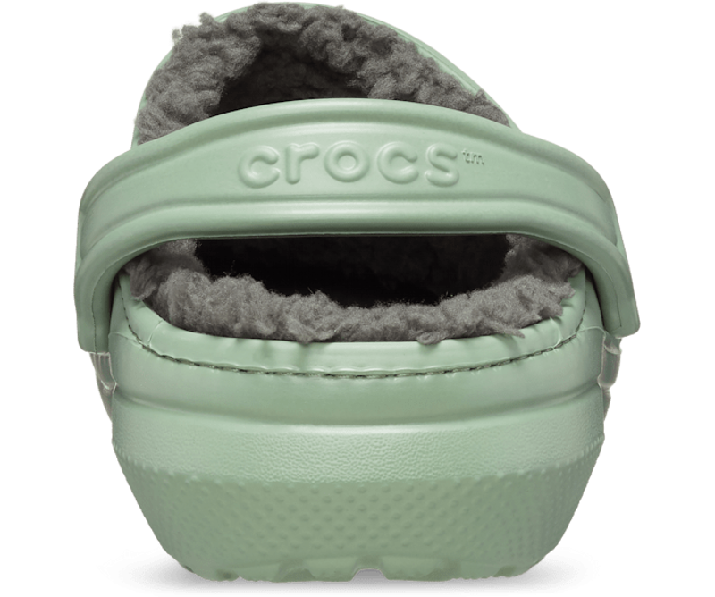 Crocs Classic Lined Clog in Moss/Multi-5