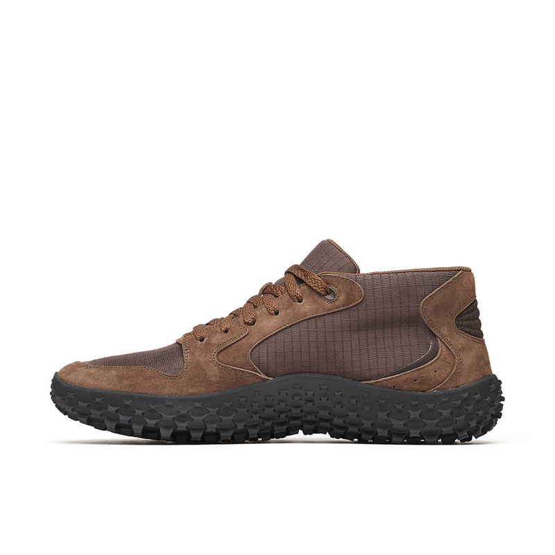 Merrell Wrapt Sneaker Mid WP Mens in Coffee-2