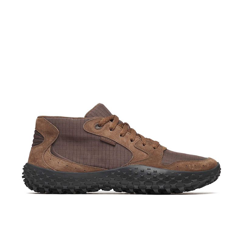 Merrell Wrapt Sneaker Mid WP Mens in Coffee