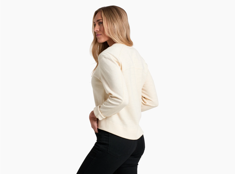 Kuhl Lola Pullover Sweatshirt Womens in Ivory-2