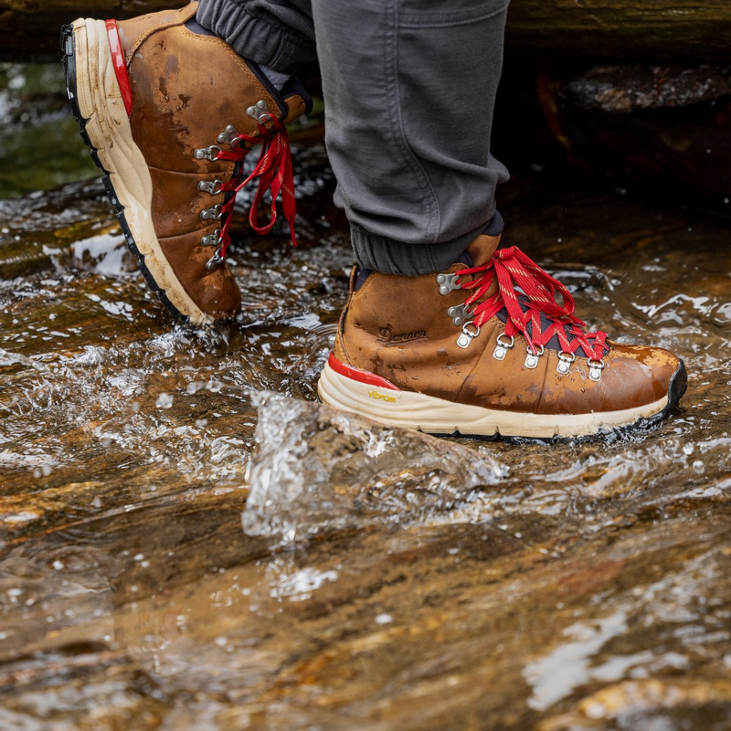 Danner Mountain 600 Leaf GTX in Grizzly Brown/Rhodo Red-8