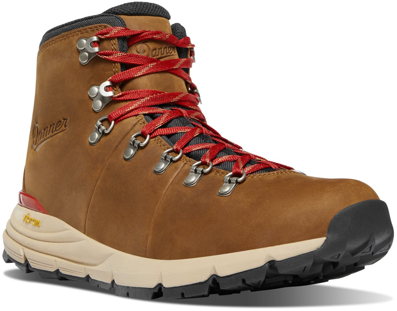 Danner Mountain 600 Leaf GTX in Grizzly Brown/Rhodo Red-1
