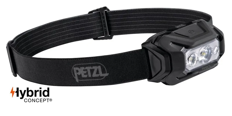Petzl Aria 2 RGB Headtorch in Black 