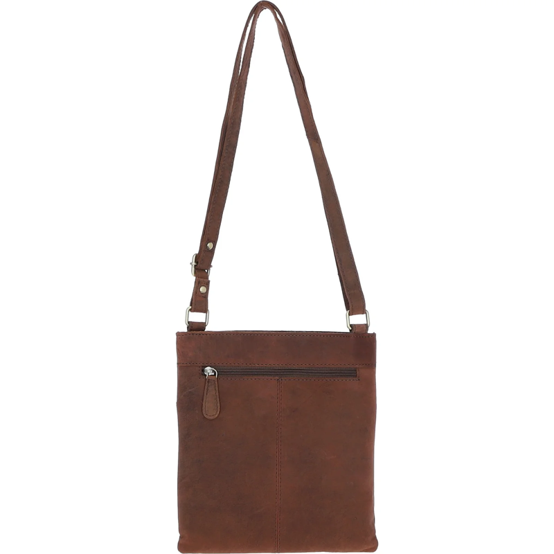 Ashwood ELA-1494 Leather Bag in Brown Mud-1