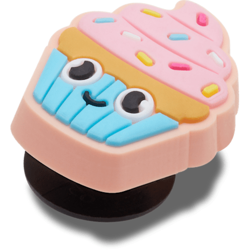 Crocs Jibbitz Cupcake with Smile Croc Charm-1