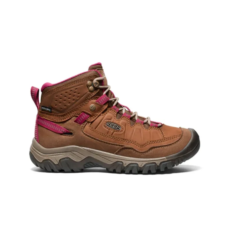 Keen Targhee IV Mid WP Womens in Bison/Beaujolias