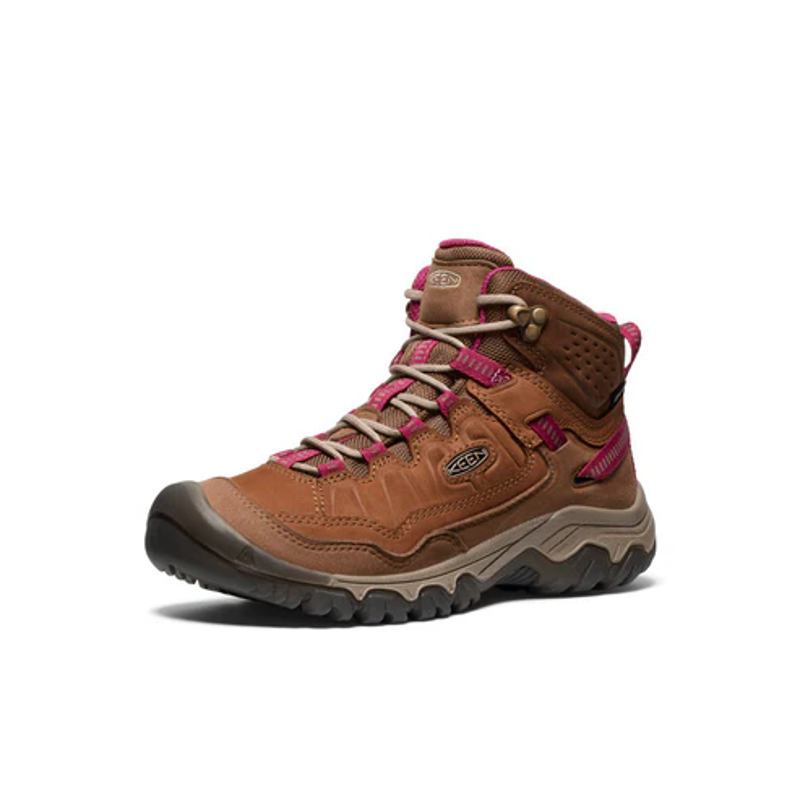 Keen Targhee IV Mid WP Womens in Bison/Beaujolias-2