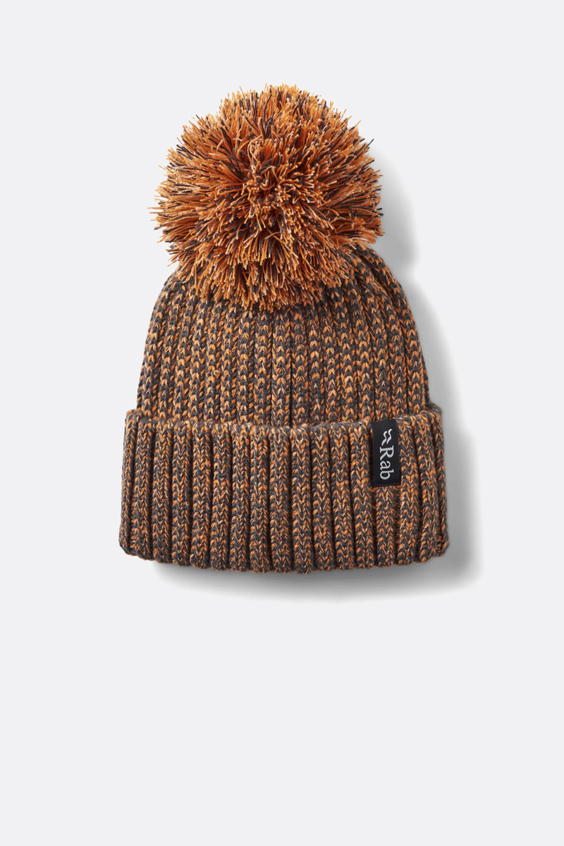 Rab Kharve Bobble Beanie in Dark Melba/Melba