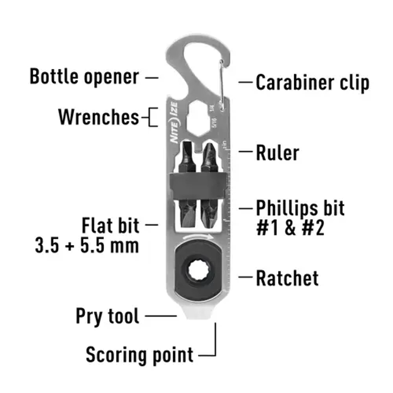 Niteize DoohicKey Ratchet Key Tool-3