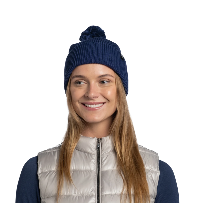 Buff Renvi Kitted Beanie in Midnight-2