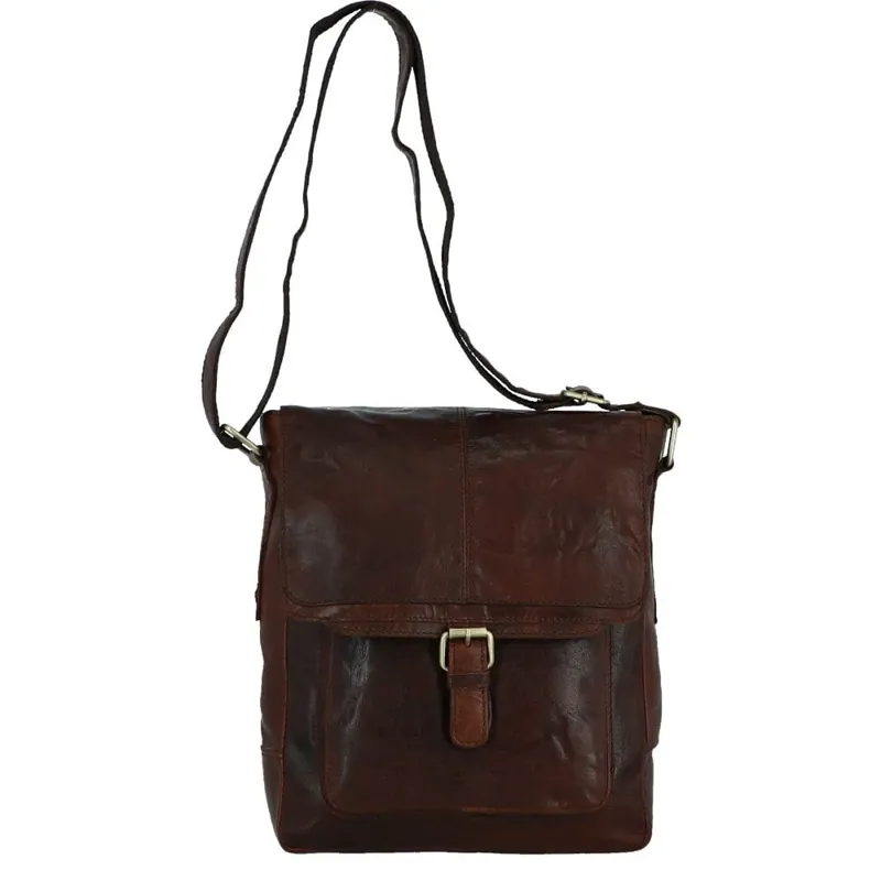 Ashwood G-32 Leather Cross Body Bag