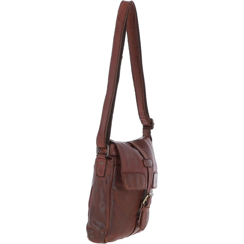 Ashwood Agnes Small Messenger Bag in Brandy-3