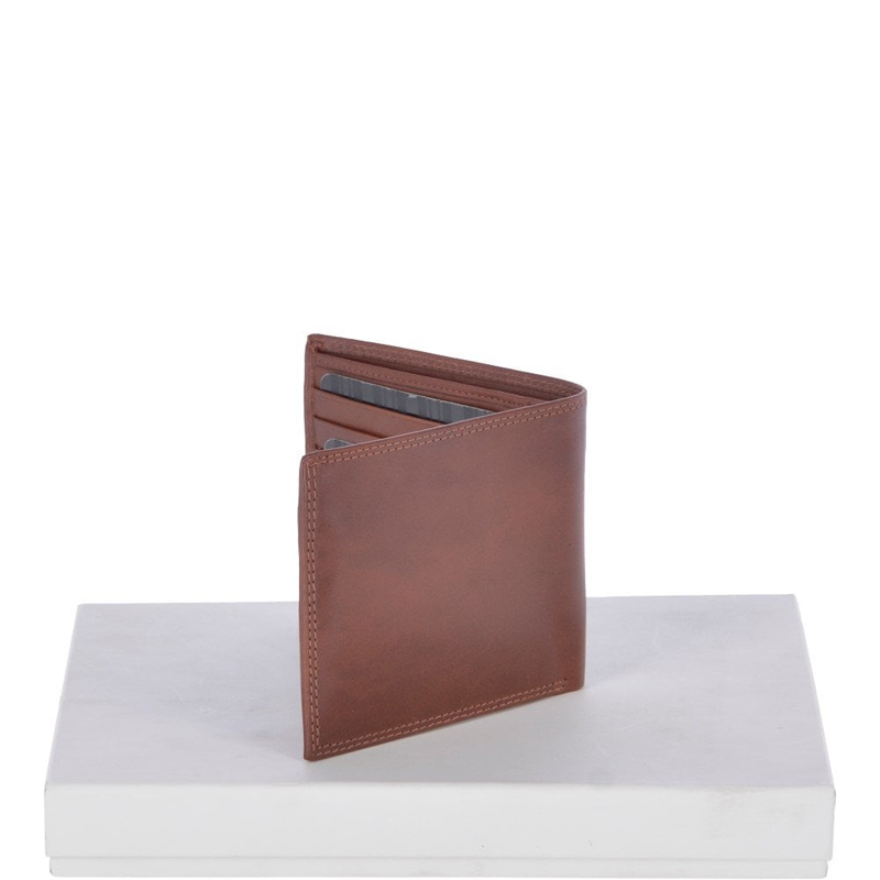 Ashwood 1211-VT RFID Wallet in Tan-1