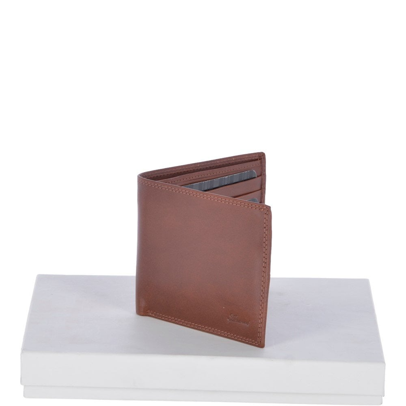 Ashwood 1211-VT RFID Wallet in Tan-3